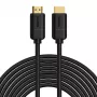 Baseus 2x HDMI 2.0 4K 30Hz Kabel, 3D, HDR, 18 Gbit/s, 8 m (schwarz)