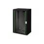 Digitus Unique DN-19 20-U-SW - Schrank - Netzwerkschrank - geeignet für Wandmontage - Schwarz, RAL 9005 - 20U - 48,3 cm (19) (DN-19 20-U-SW)