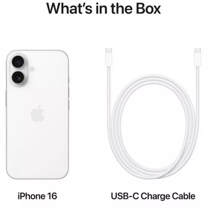 MOBILTELEFON IPHONE 16/128GB WEISS MYE93 APPLE