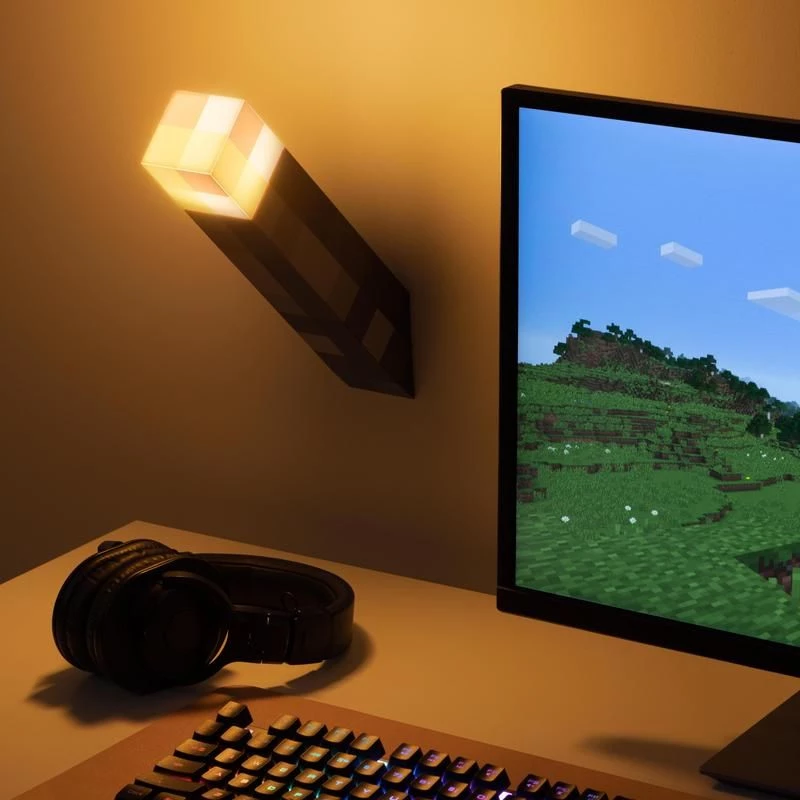 Tischlampe Paladone Torch Light PP9202MCFV3 Minecraft-Design batteriebetrieben