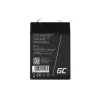 UPS-Akku Grün Cell AGM11 6 V 5 Ah Blei-Vlies (VRLA) Einzelakku, 70×100×47 mm, 780 g