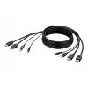 Belkin Secure KVM Combo Kabel - Video- / USB- / Audiokabel - TAA-konform - USB, Miniklinke, HDMI (M)