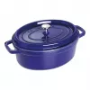 Gusseisen-Kokotte Staub 4,25 L, 29 cm, blau