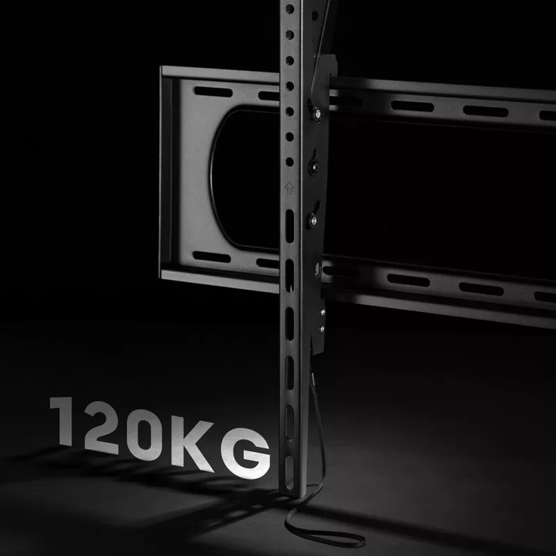 Wandhalterung für TV/Monitor MACLEAN MC-750N, max. VESA 900x600, Belastung 120 kg, weiß, geeignet für 60 Zoll–120 Zoll