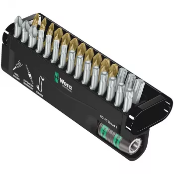 Schraubendreher-Bitsatz Wera Bit-Check 30 Wood 1