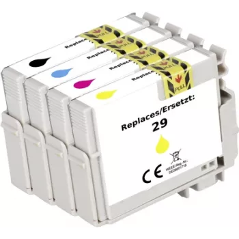 Renkforce Tinten-Kombipack ersetzt Epson T2986 (C13T298640) kompatibel Schwarz, Cyan, Magenta, Gelb RF-5705460 (RF-5705460)