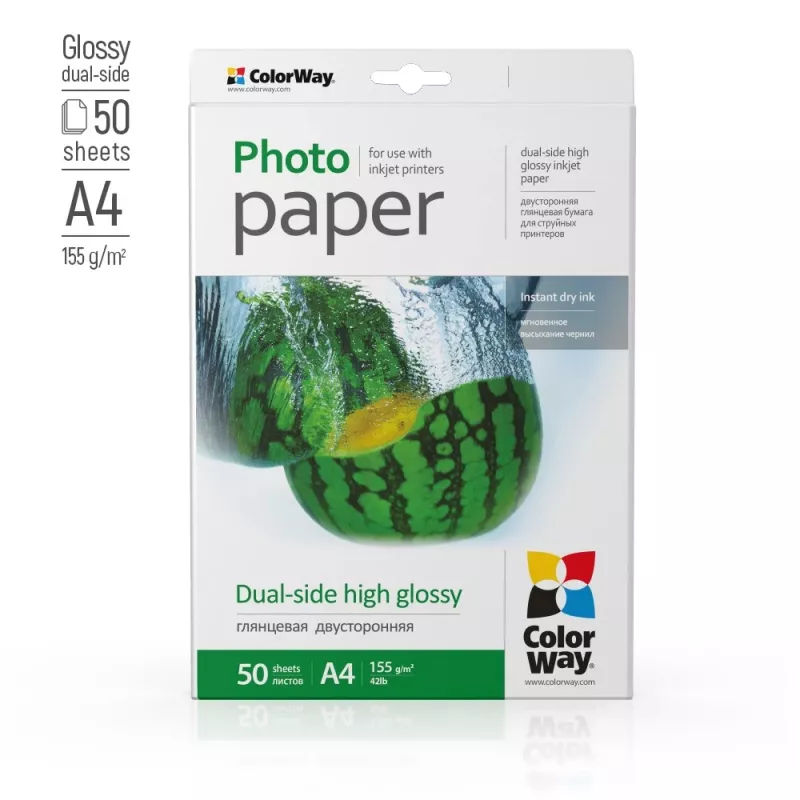Fotopapier ColorWay PGD155050A4 155 g/m² A4 50 Blatt