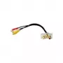 Kabeladapter Kindermann 7444000530 3x RCA Silber