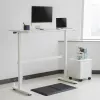 Manuell höhenverstellbarer Schreibtisch Ergo Office, max. 40 kg, max. Höhe 117 cm, mit Tischplatte für Arbeiten im Stehen und Sitzen, ER-401 W