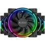 120mm PCCOOLER-Gehäuselüfter CORONA-FRGB-5I1, 1000–2000 U/min, ARGB-Beleuchtung