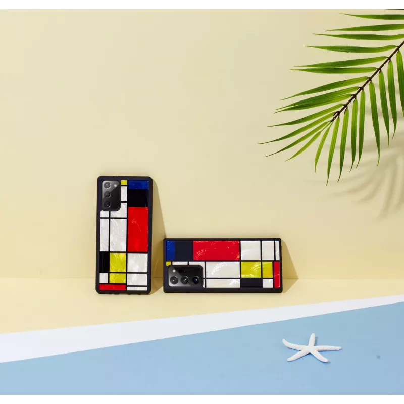 Schutzhülle iKins für Samsung Galaxy Note 20 Ultra — Mondrian Schwarz