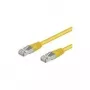 Wentronic Goobay CAT 5e Patchkabel, F/UTP, Gelb, 20 m - CCA Kupfer-Mix (50867)