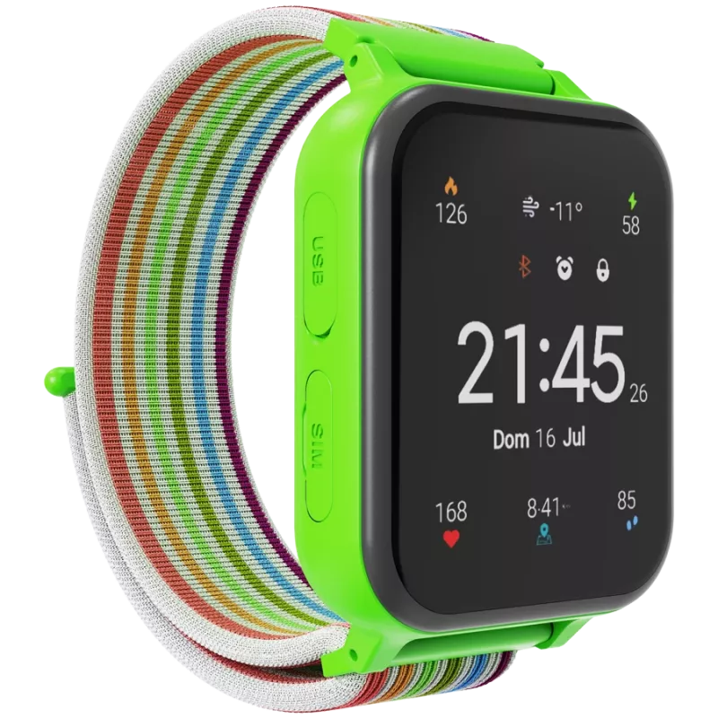 Canyon KW-37 Alfie – Smartwatch für Kinder – IPS-Display 1,69 – IP66 – 512 MB – MP3 – Spiele – Kamera