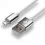 everActive Kabel USB 1m - Weiß, Silikon, Schnellladung, 2,4A - CBS-1MW