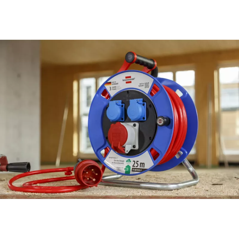 Kabeltrommel Brennenstuhl 1182770010 25 m 3 AC-Ausgänge Outdoor