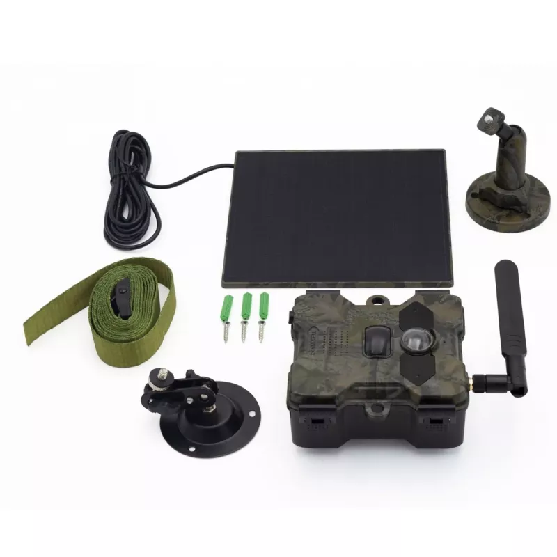 Technaxx 4G Wildcam TX-189 Outdoor-Kamera 4MP CMOS Solarpanel