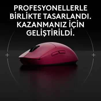 Logitech G PRO 2 - Maus - Gaming - rechts- und linkshändig - optisch - 8 Tasten - Kabellos, Kabelgebunden - 2,4 GHz, USB - USB Logitech LIGHTSPEED Empfänger - pink (910-007310)