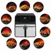 Heißluftfritteuse Eldom IK1501 — 6,5 l, 1800 W, Touch-LED, einstellbarer Thermostat, herausnehmbare spülmaschinenfeste Schüssel