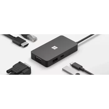 Laptop Dock Microsoft 1E4-00002 Schwarz