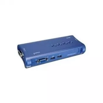 TRENDnet TK 407K - KVM-Switch - USB - 4 x KVM-Port(s) - 1 lokaler Benutzer - Desktop (TK-407K)
