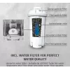 Caso Turbo Heißwasserspender | HW 616 | Wasserspender | 2600 W | 2,5 L | Kunststoff/Edelstahl | Schwarz/Edelstahl