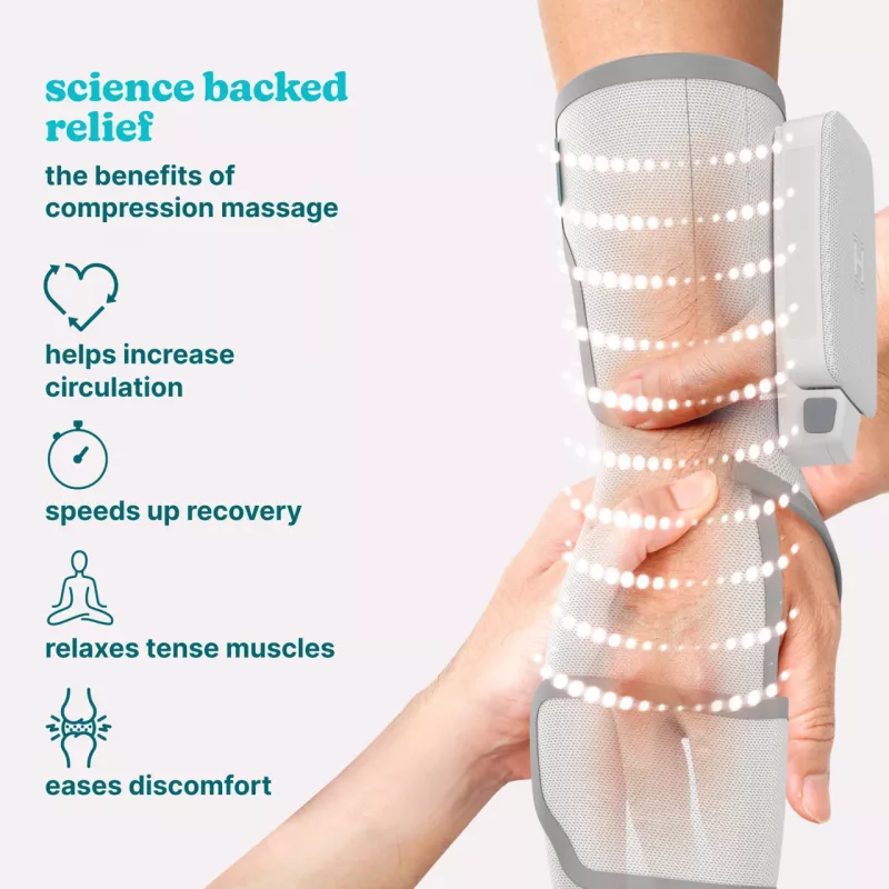 Handwickelmassagegerät HoMedics SR-CMH10H-GY tragbar, verstellbare Passform für Hände und Handgelenke