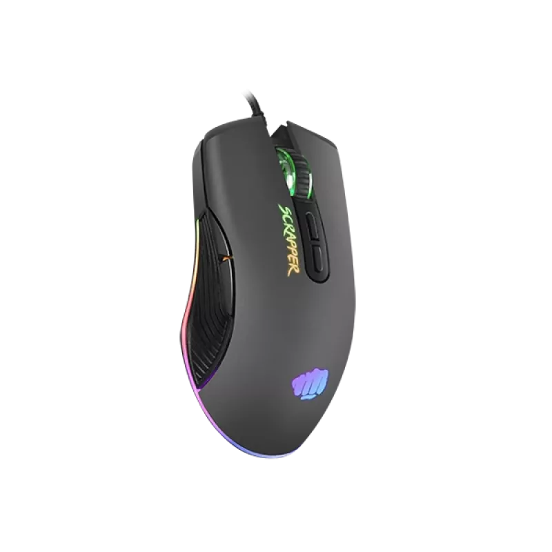 FURY Scrapper Maus Gaming beidhändig USB Typ-A Optisch 6400 DPI