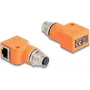 DeLOCK 60668 Kabeladapter M12 RJ45 Orange Goldbeschichtet