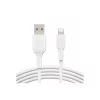 Belkin PVC USB-A auf Lightning 2m Weiß