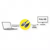 Kabel ROLINE 11445780 1 m DisplayPort auf HDMI Schwarz