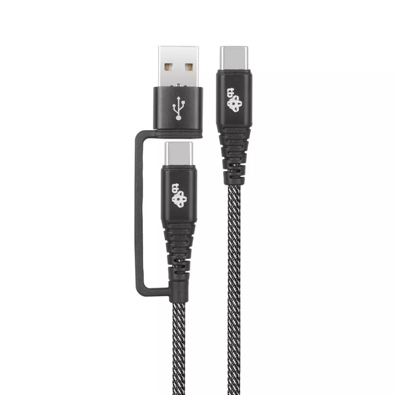 USB-A-auf-C-Kabel TB AKTBXKUCTOA120B 1,2 m, schwarz