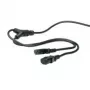 VALUE Netzkabel - IEC 60320 C13 auf CEE 7/7 (M)