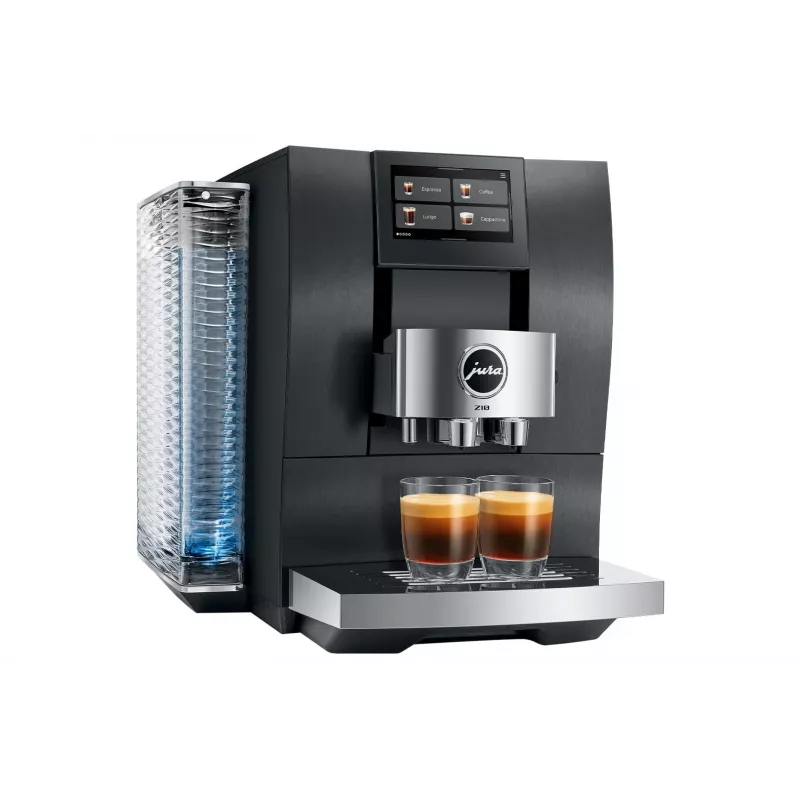 Espressomaschine JURA Z10 Vollautomat 2,4 L Aluminium Schwarz, 1450 W, 15 bar, 51 Getränke