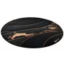 Bodenschutzmatte Arozzi Zona Round Floor Pad – Schwarz/Gold, runde Schutzmatte für Fußböden