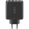 Goobay 64817 Ladegerät für Mobilgeräte Kopfhörer - Smartphone - Tablet Schwarz AC Schnellladen Innenbereich (64817)