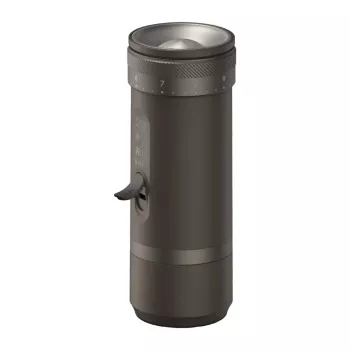 Kaffeemühle mit Kegelmahlwerk OUTIN Outin Fino Schwarz — konisches Mahlwerk, 25 g Fassungsvermögen, Ø 7,3 cm, 199 mm Höhe, 690 g
