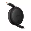 Baseus Free2Pull Mini USB-C auf USB-C USB-Kabel, 60 W, 1 m, (schwarz)