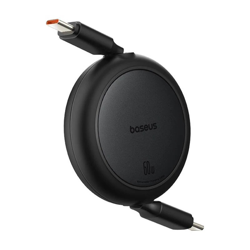 Baseus Free2Pull Mini USB-C auf USB-C USB-Kabel, 60 W, 1 m, (schwarz)