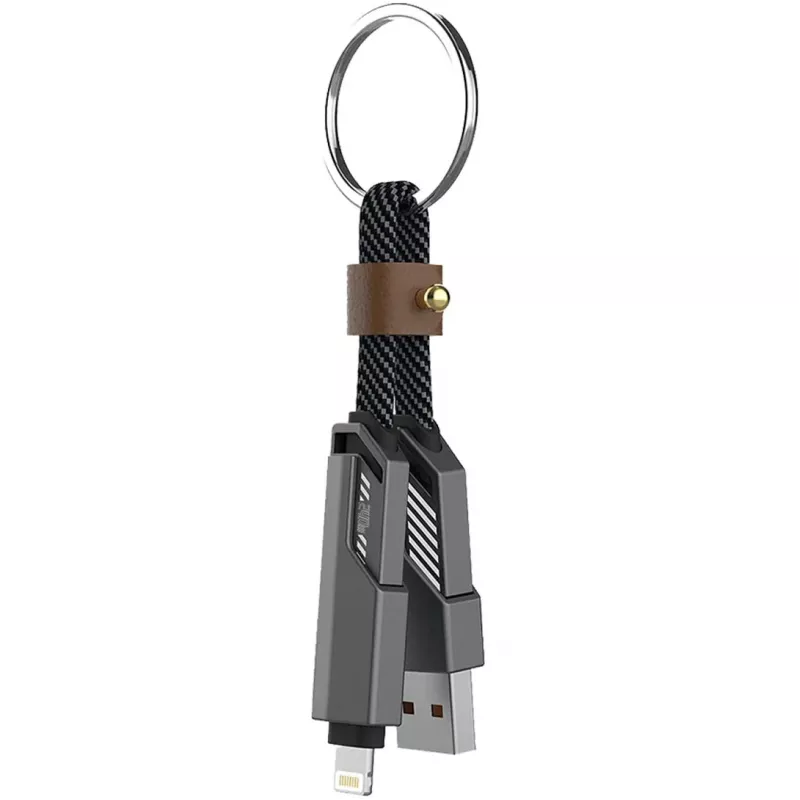 4smarts USB-C Kabel ComboCord Flat 240W+ Schlüsselanhänger - Kabel - Digital/Daten