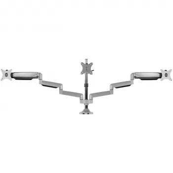 ICY BOX IB-MS505-TI 81,3 cm (32 Zoll) Schreibtisch Schwarz, Silber