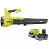 ONE+ Akku-Laubbläser RY18BLB-140, 18 Volt, Laubbläser Grün/Schwarz, Lithium-Ionen-Akku 4,0 Ah