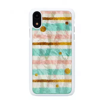 Handyhülle iKins für iPhone XR — mint-schwarze Schutzhülle