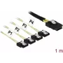 SAS-Kabel DeLOCK 85731 1 m Schwarz Grün