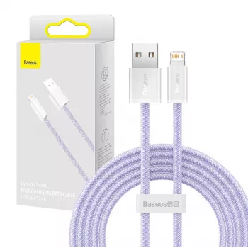 Baseus Dynamic Kabel USB auf Lightning, 2,4 A, 2 m (Violett)