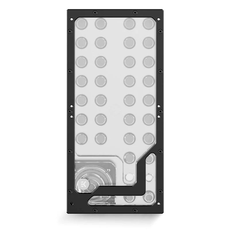 Pumpenverteilerplatte EK Water Blocks EK-QuantumX Loophole D5 PWM Schwarz Plexiglas