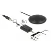 Tischmikrofon DeLOCK 65873 Schwarz
