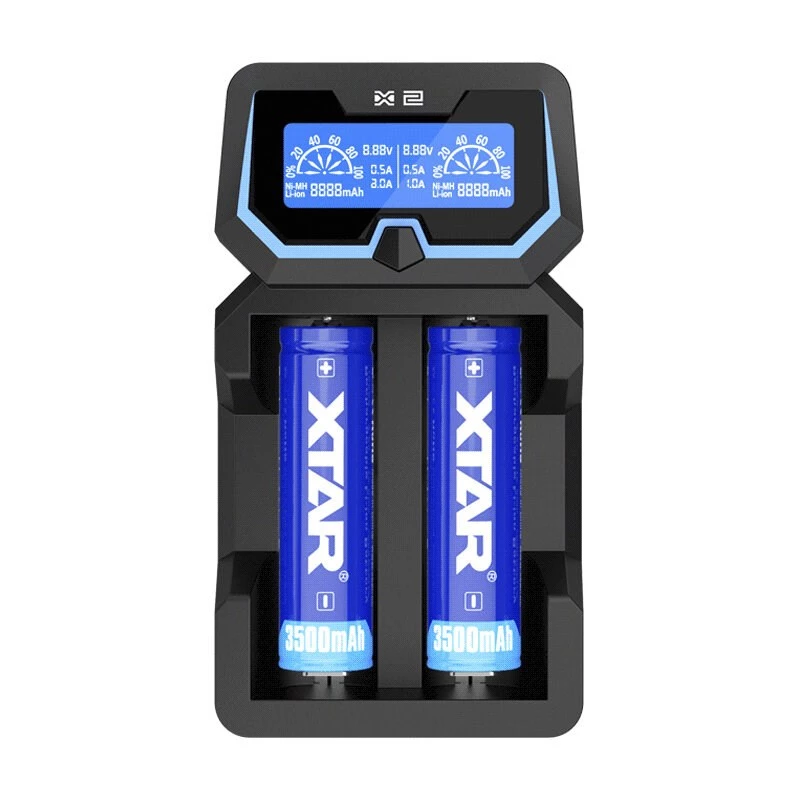 XTAR X2 Ladegerät für Li-Ion 18650