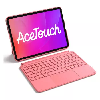 Tastatur-Hülle mit Touchpad Inateck KB04122 für iPad 11 inch/Air, QWERTZ, rot