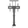 Maclean MC-866 elektrischer TV-Lift für 37-65 Zoll (94-165,1 cm), Fernbedienung, VESA bis 600×400, max. 50 kg, schwarz