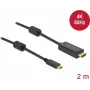 Aktives USB-Typ-C-auf-HDMI-Kabel DeLOCK 85970 4K 60 Hz 2 m
